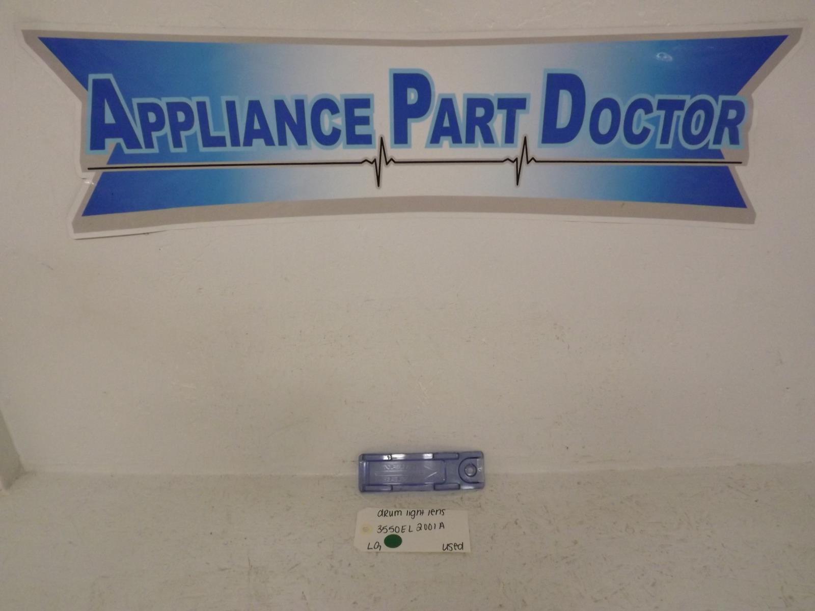 LG Dryer 3550EL2001A Drum Light Lens Used LG Dryer 3550EL2001A Drum Light Lens Used